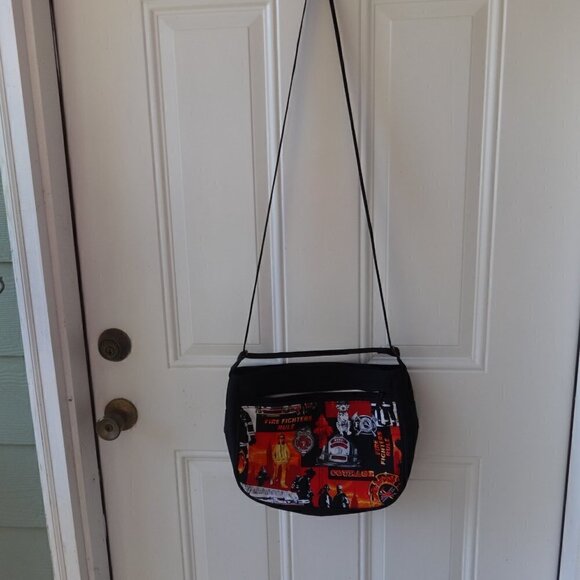 Firefights Rule bag made in USA 10x13 shoulder /cross body canvas exterior black - Picture 7 of 7